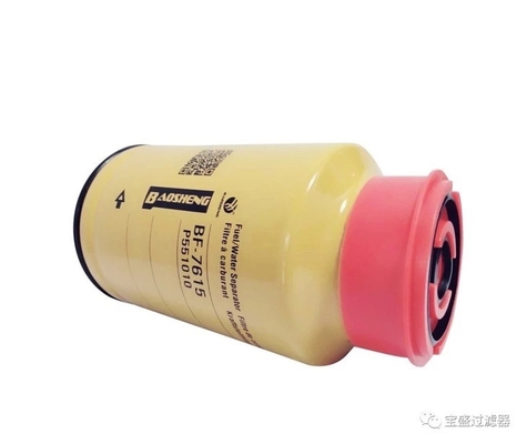 108mm 모충 연료 물 분리기 필터 BF7615 P550626